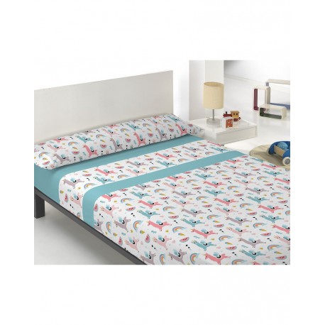 Juego de sábanas llamas